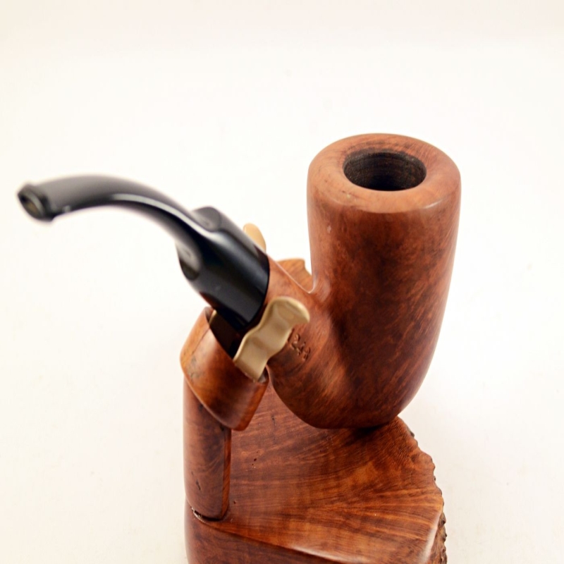 Bent Dublin Smoking Pipe Greek Briar No Filter Alexander Model 124C