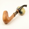 Hygrocool Smoking Pipe Greek Briar 9mm Filter Model 92B