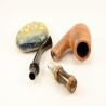 Hygrocool Smoking Pipe Greek Briar 9mm Filter Model 92B