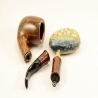 Hygrocool Smoking Pipe Greek Briar 9mm Filter Model 112C