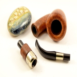 Hygrocool Smoking Pipe Greek Briar 9mm Filter Model 543A